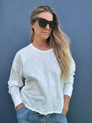 Cut It Out Long Sleeve Top - The Salty BabeLong Sleeve Tops