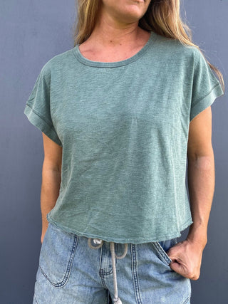 Cut It Out Short Sleeve Top - The Salty BabeShort Sleeve Tops