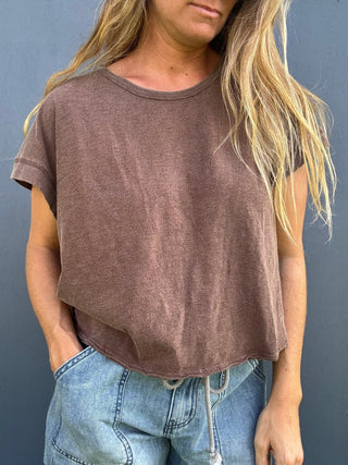 Cut It Out Short Sleeve Top - The Salty BabeShort Sleeve Tops