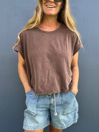 Cut It Out Short Sleeve Top - The Salty BabeShort Sleeve Tops