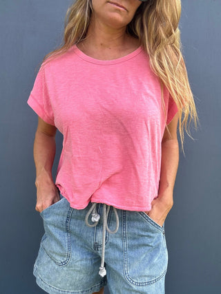 Cut It Out Short Sleeve Top - The Salty BabeShort Sleeve Tops
