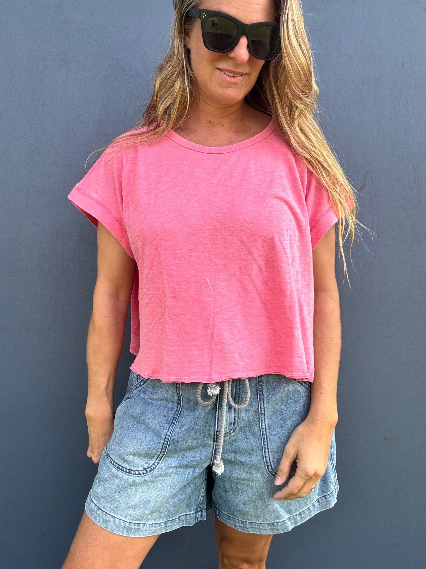 Cut It Out Short Sleeve Top - The Salty BabeShort Sleeve Tops