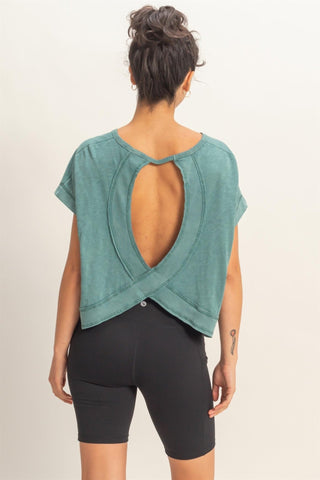Cut It Out Short Sleeve Top - The Salty BabeShort Sleeve Tops