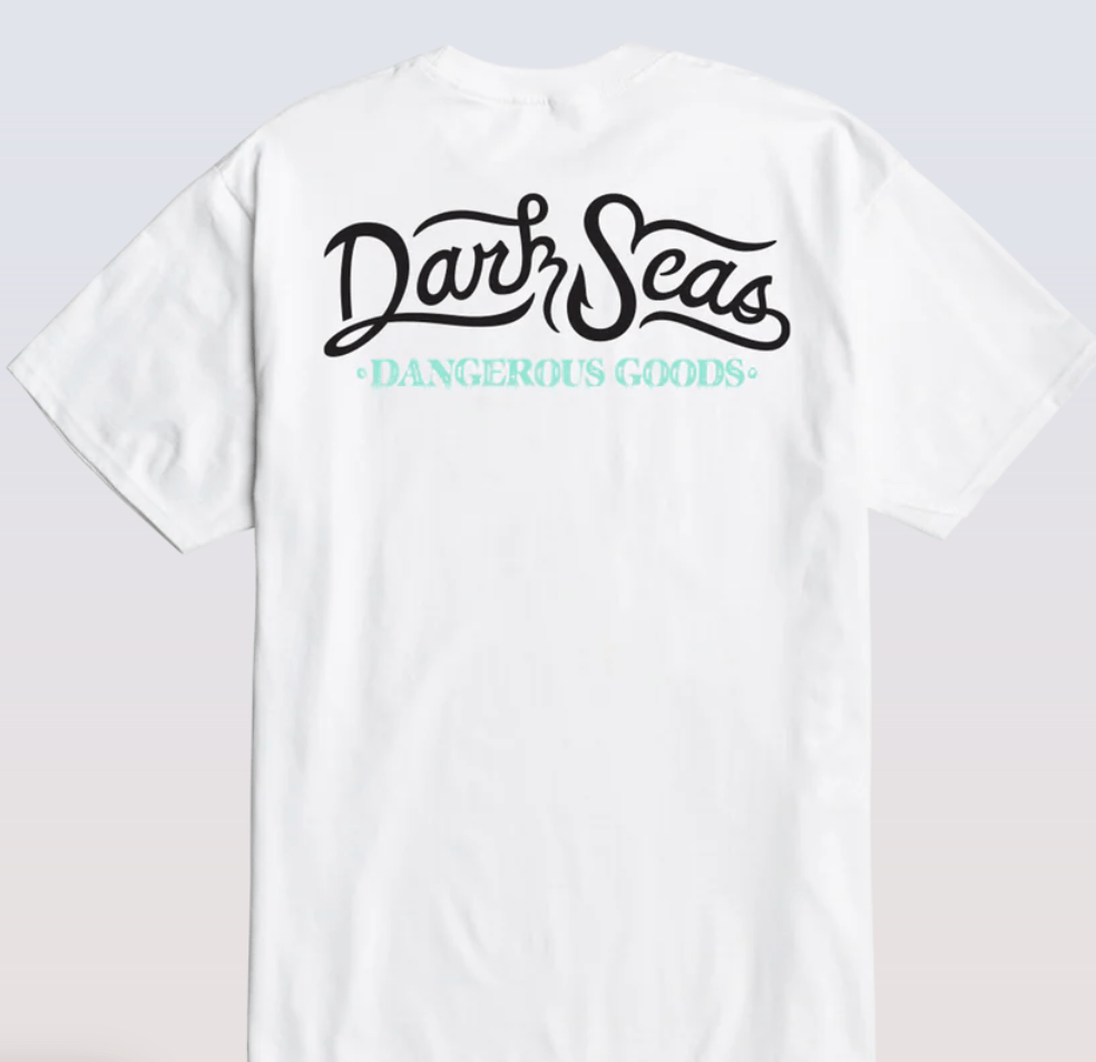 DARK SEAS Hammer Pocket Stock T-Shirt - White - The Salty Babemens