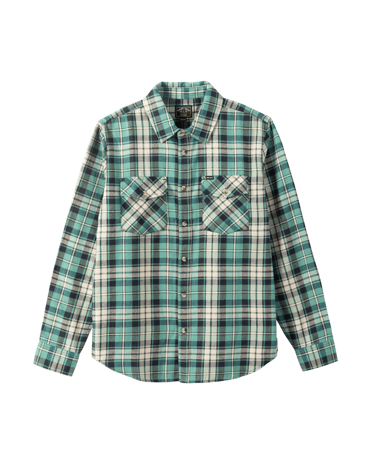 DARK SEAS Tanglewood Shirt - White/Blue - The Salty BabeLong Sleeve Shirt