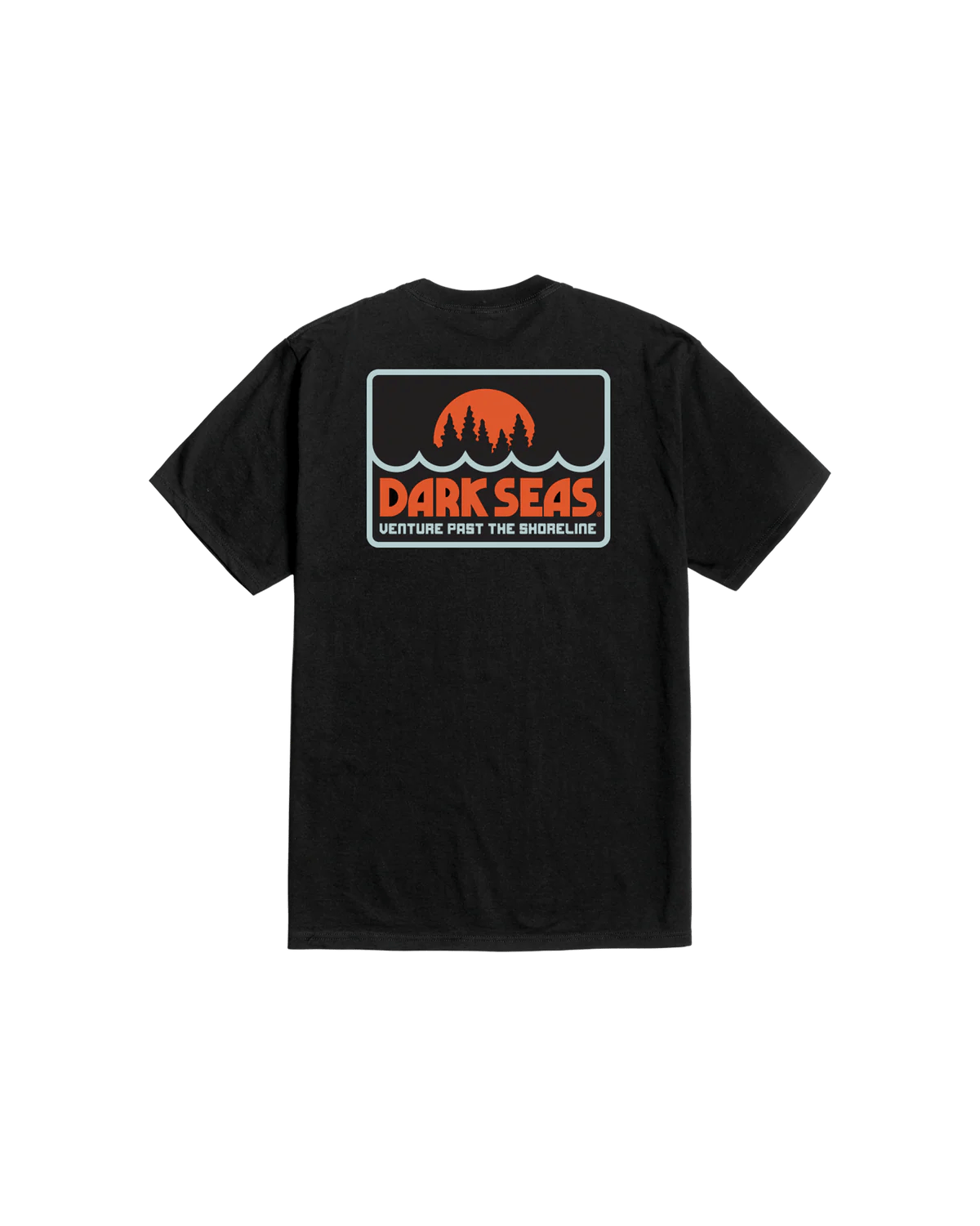 DARK SEAS Trail King Pigment Tee - Black - The Salty Babemens