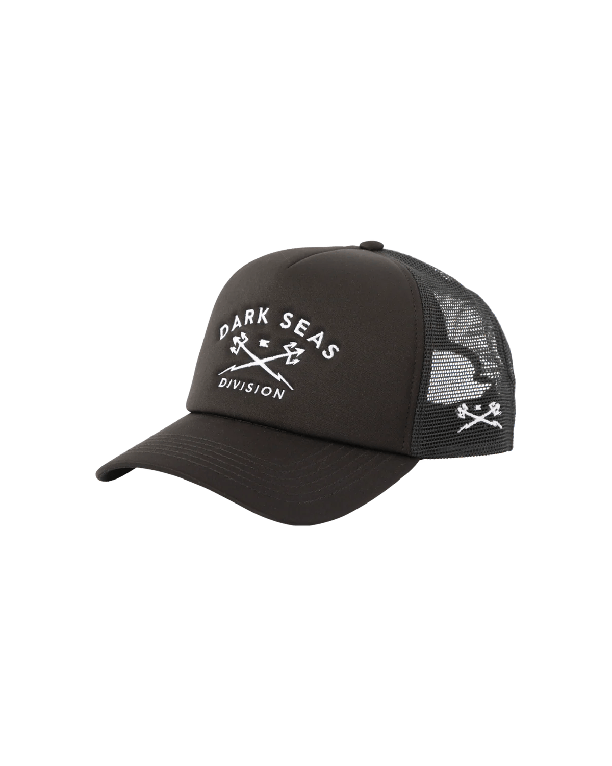DARK SEAS Tridents Foam Hat - Black - The Salty BabeHats