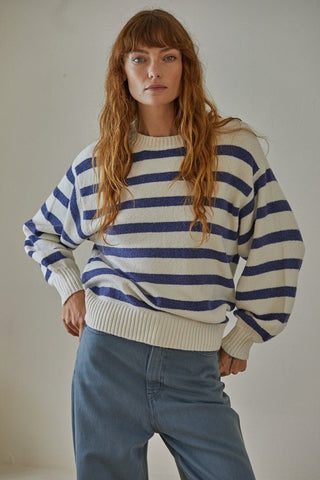 Davis Striped Sweater - The Salty BabeClothing