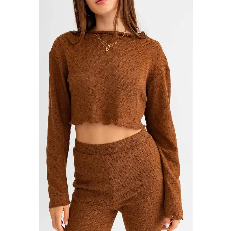 Lola Long Sleeve Crop Top