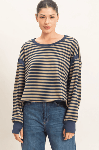 Dock Day Long Sleeve Top - The Salty BabeLong Sleeve Tops