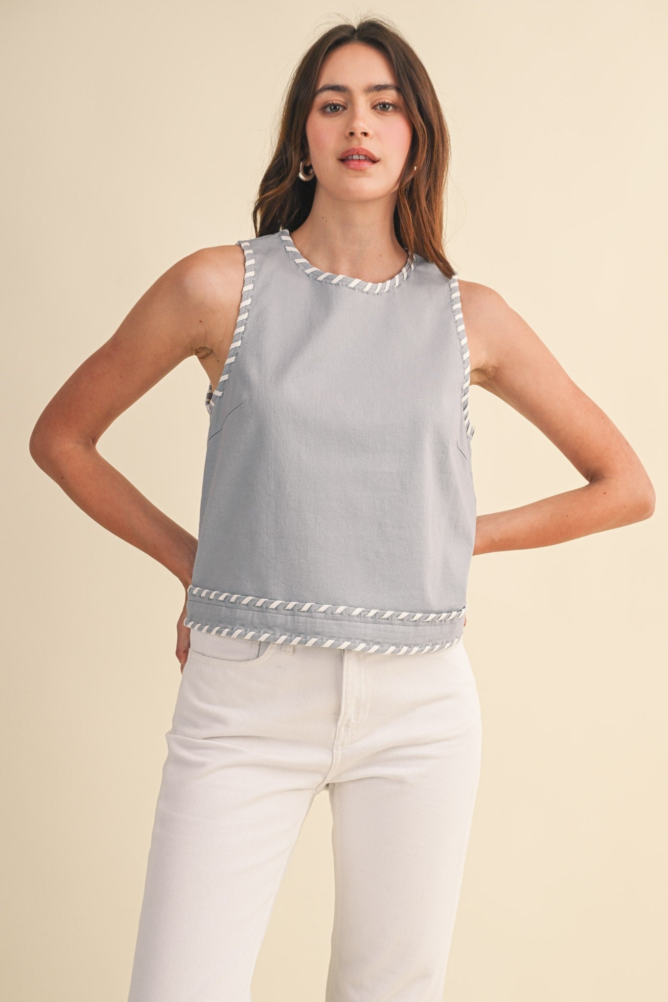Dockside Tank - The Salty BabeTop