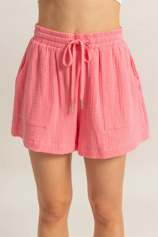 Double Down Gauze Flowy Shorts - The Salty BabeShorts