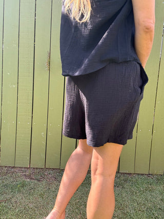 Double Down Gauze Flowy Shorts - The Salty BabeShorts