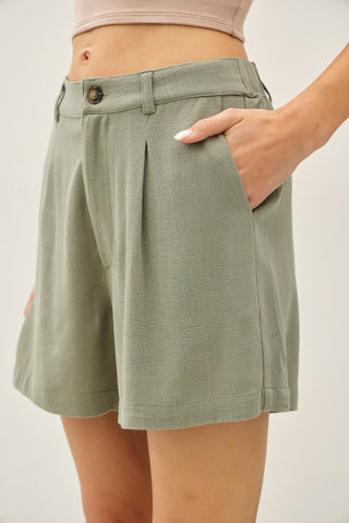 Dusty Trail Linen Short - The Salty BabeShorts