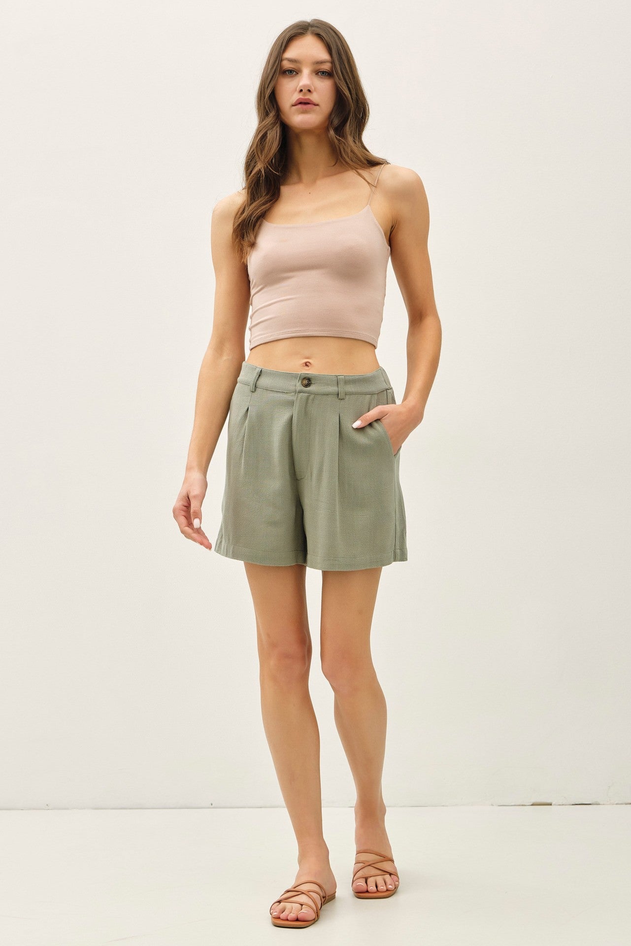 Dusty Trail Linen Short - The Salty BabeShorts
