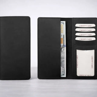 Black Bi-Fold Wallet 