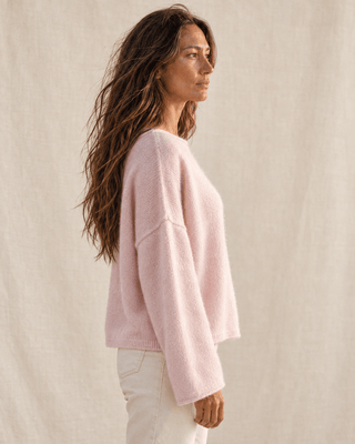 Easy Days Ahead Sweater - Baby Pink - The Salty BabeSweaters