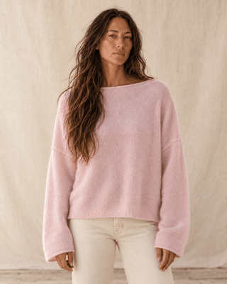Easy Days Ahead Sweater - Baby Pink - The Salty BabeSweaters