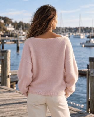 Easy Days Ahead Sweater - Baby Pink - The Salty BabeSweaters