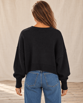 Easy Does It Sweater - Black | The Salty Babe