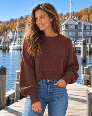 Easy Does It Sweater - Brown | The Salty Babe