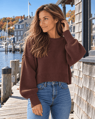 Easy Does It Sweater - Brown | The Salty Babe
