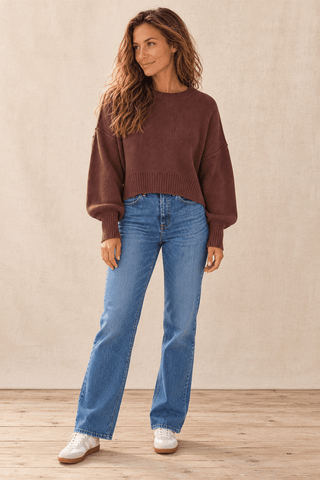 Easy Does It Sweater - Brown | The Salty Babe