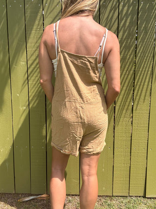 Easy Goin' Tie Straps Romper - The Salty BabeRomper