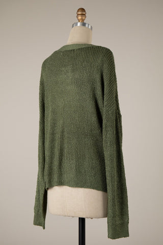 Easy Morning Cardigan - Sage - The Salty BabeSweaters