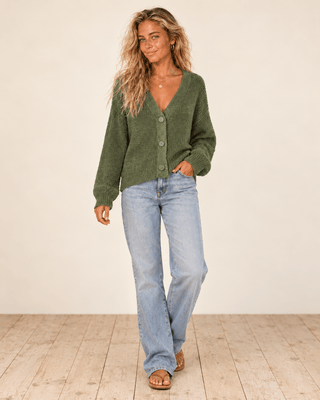 Easy Morning Cardigan - Sage - The Salty BabeSweaters