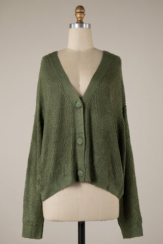 Easy Morning Cardigan - Sage - The Salty BabeSweaters