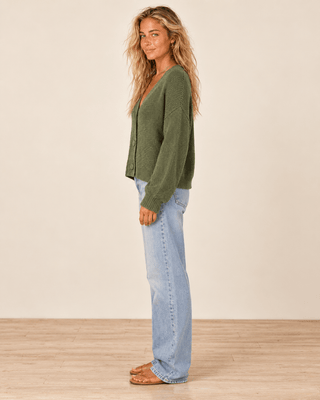 Easy Morning Cardigan - Sage - The Salty BabeSweaters