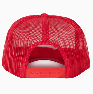 Electric Rainbow Trucker Hat - Red - The Salty BabeHats