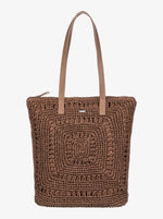 ROXY Coco Cool straw tote bag