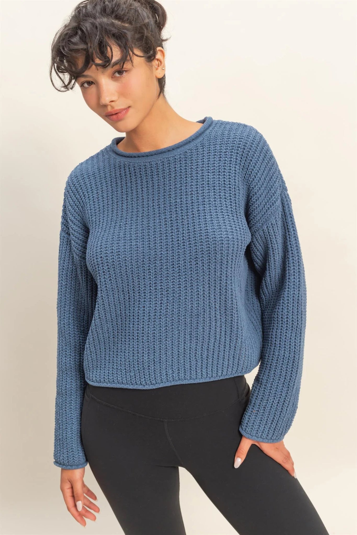 Everyday Navy Sweater - The Salty BabeSweaters