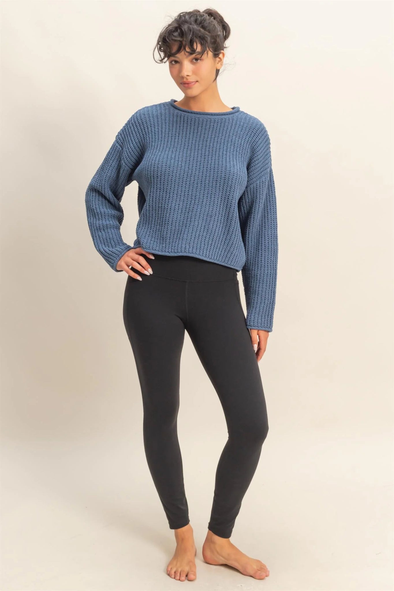 Everyday Navy Sweater - The Salty BabeSweaters