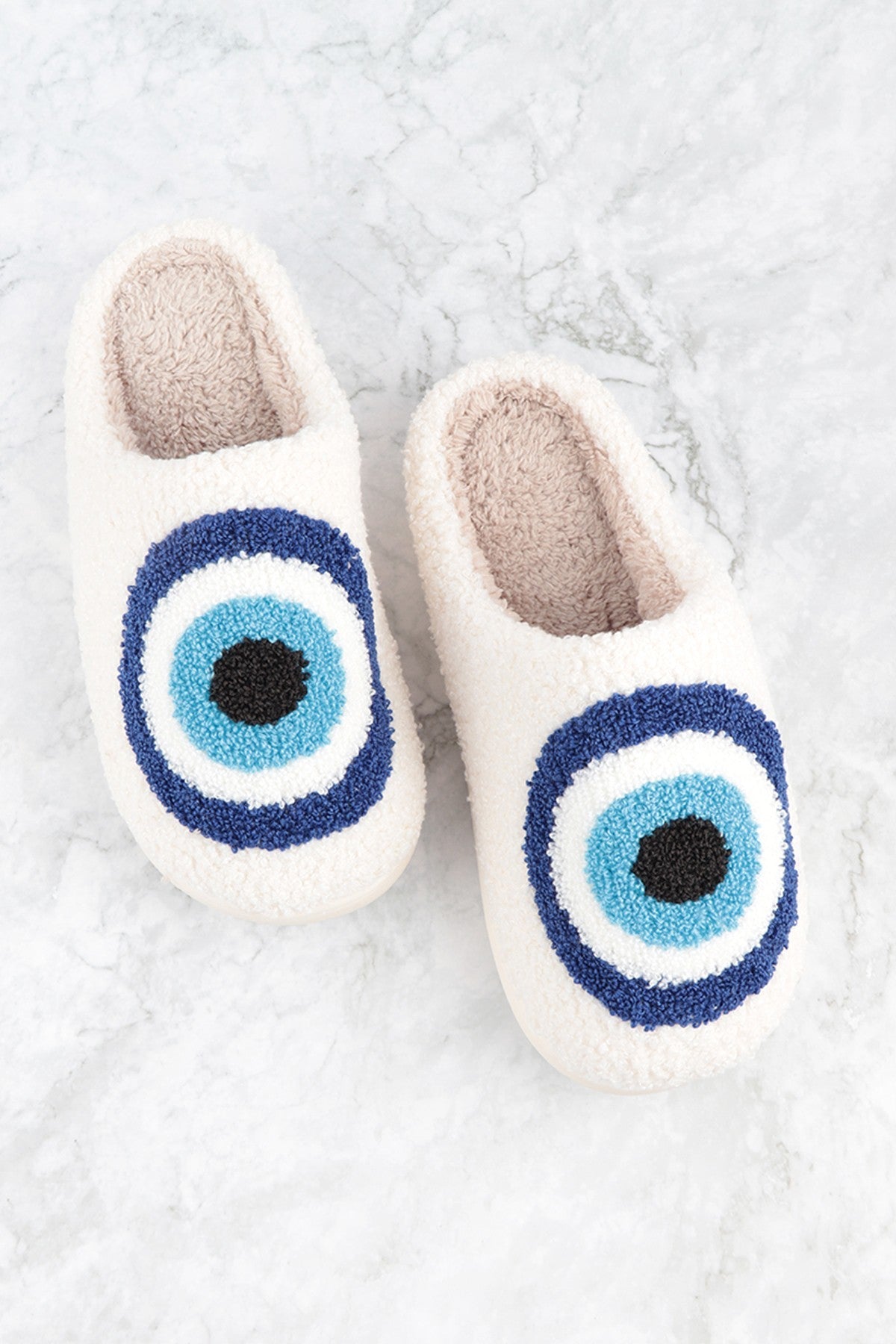 Evil Eye slipper - The Salty BabeFootwear