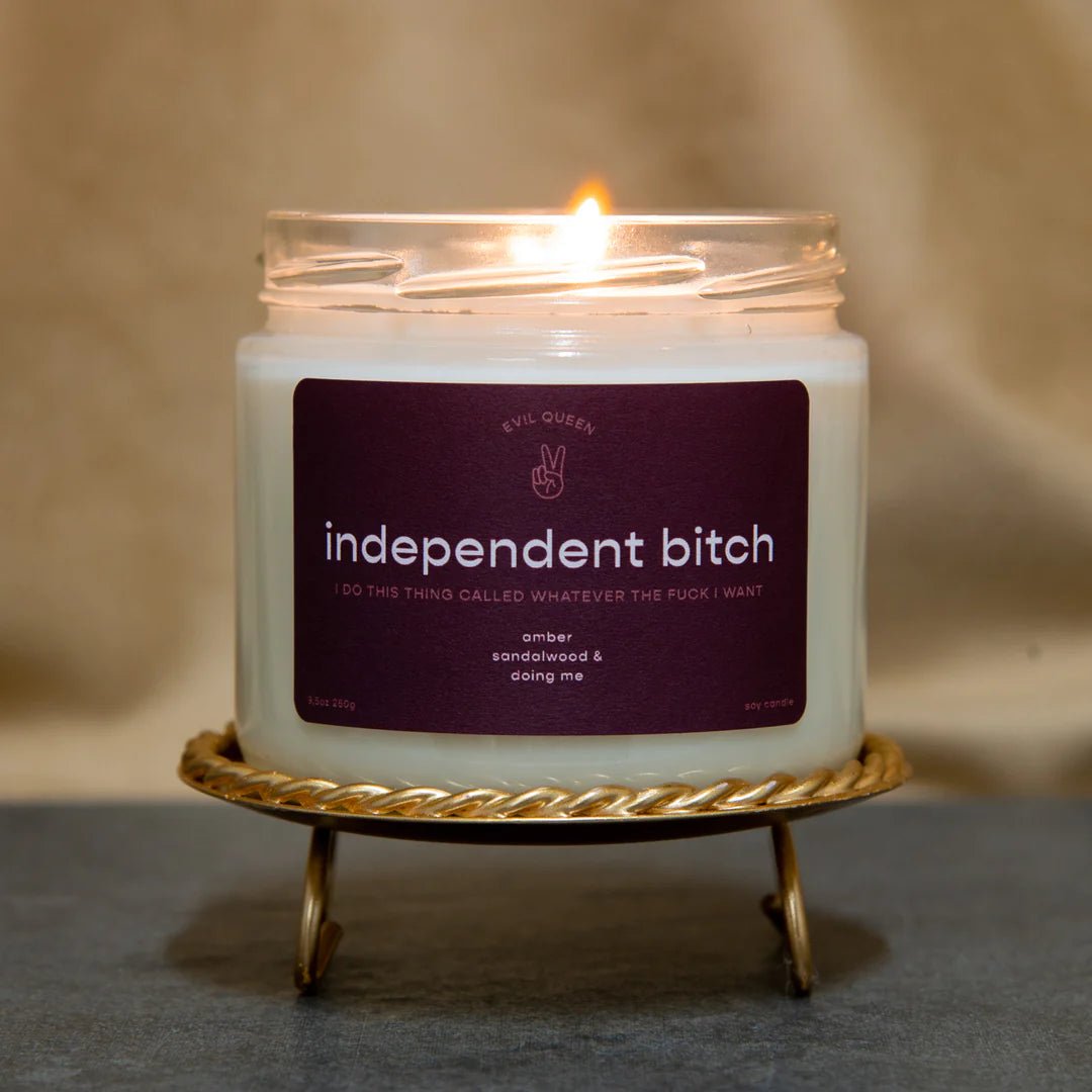 EVIL QUEEN Independent Bitch Candle - The Salty BabeCandle