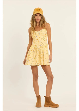 Eyes In The Sun Woven Tank Mini Dress - Cream - The Salty BabeDresses