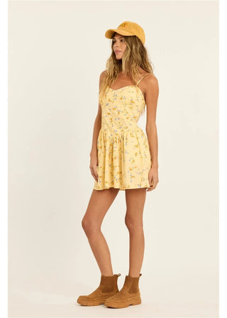 Eyes In The Sun Woven Tank Mini Dress - Cream - The Salty BabeDresses