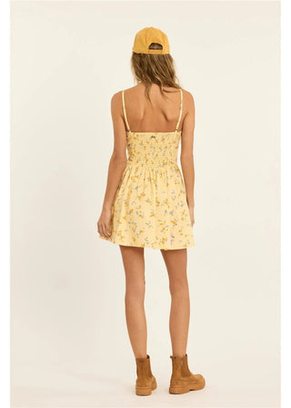 Eyes In The Sun Woven Tank Mini Dress - Cream - The Salty BabeDresses