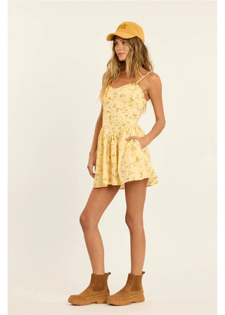 Eyes In The Sun Woven Tank Mini Dress - Cream - The Salty BabeDresses