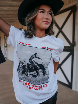 Break Horses Not Hearts Graphic Tee