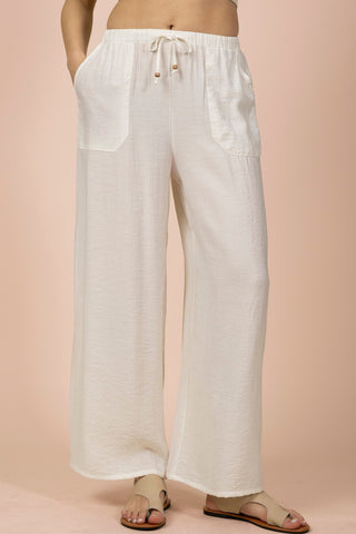 White Wide-Leg Pants - Salty Babe Pants