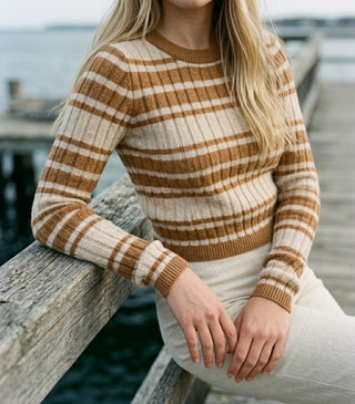 Fireside Stripe Sweater - The Salty BabeSweaters
