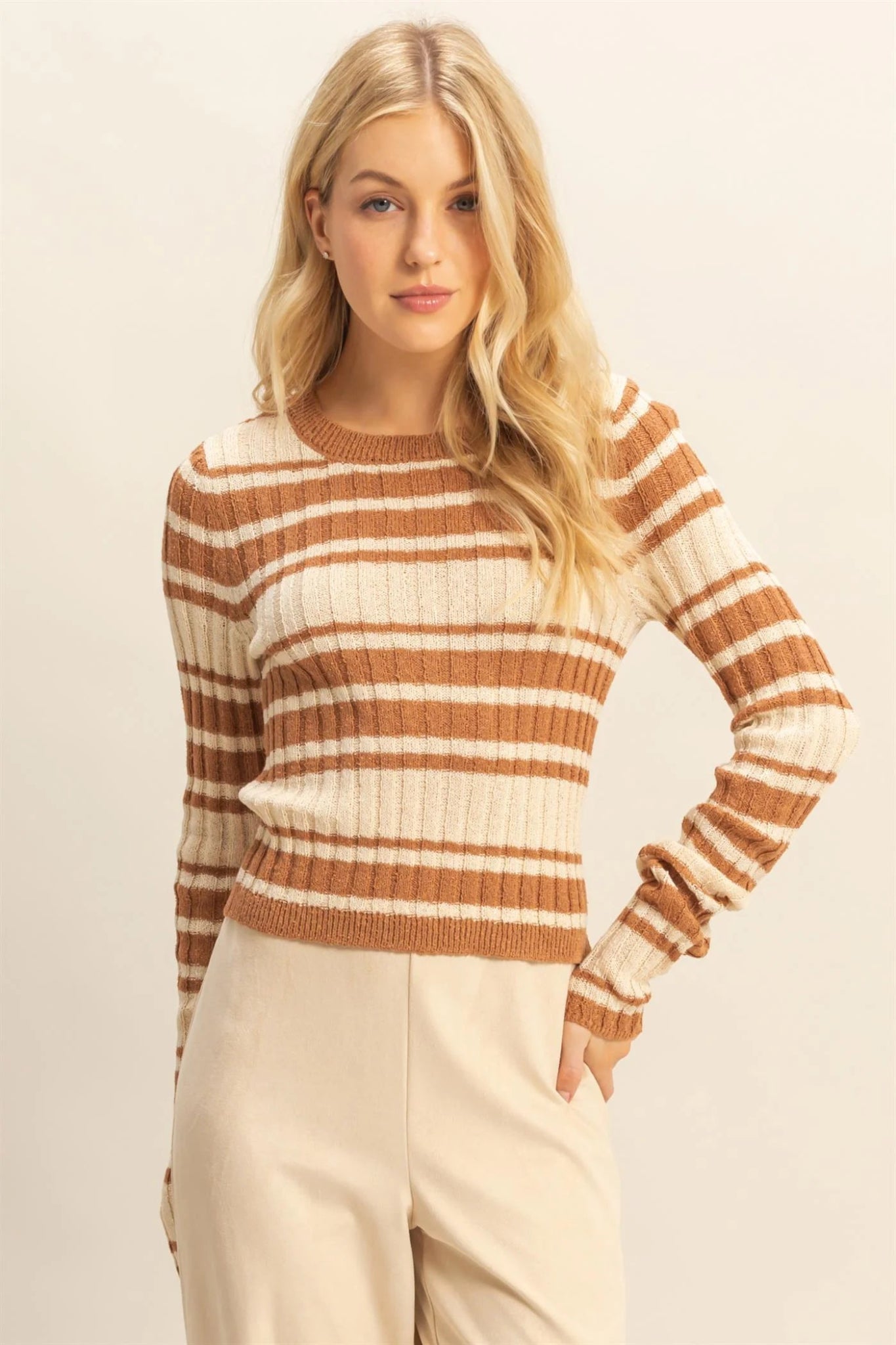 Fireside Stripe Sweater - The Salty BabeSweaters