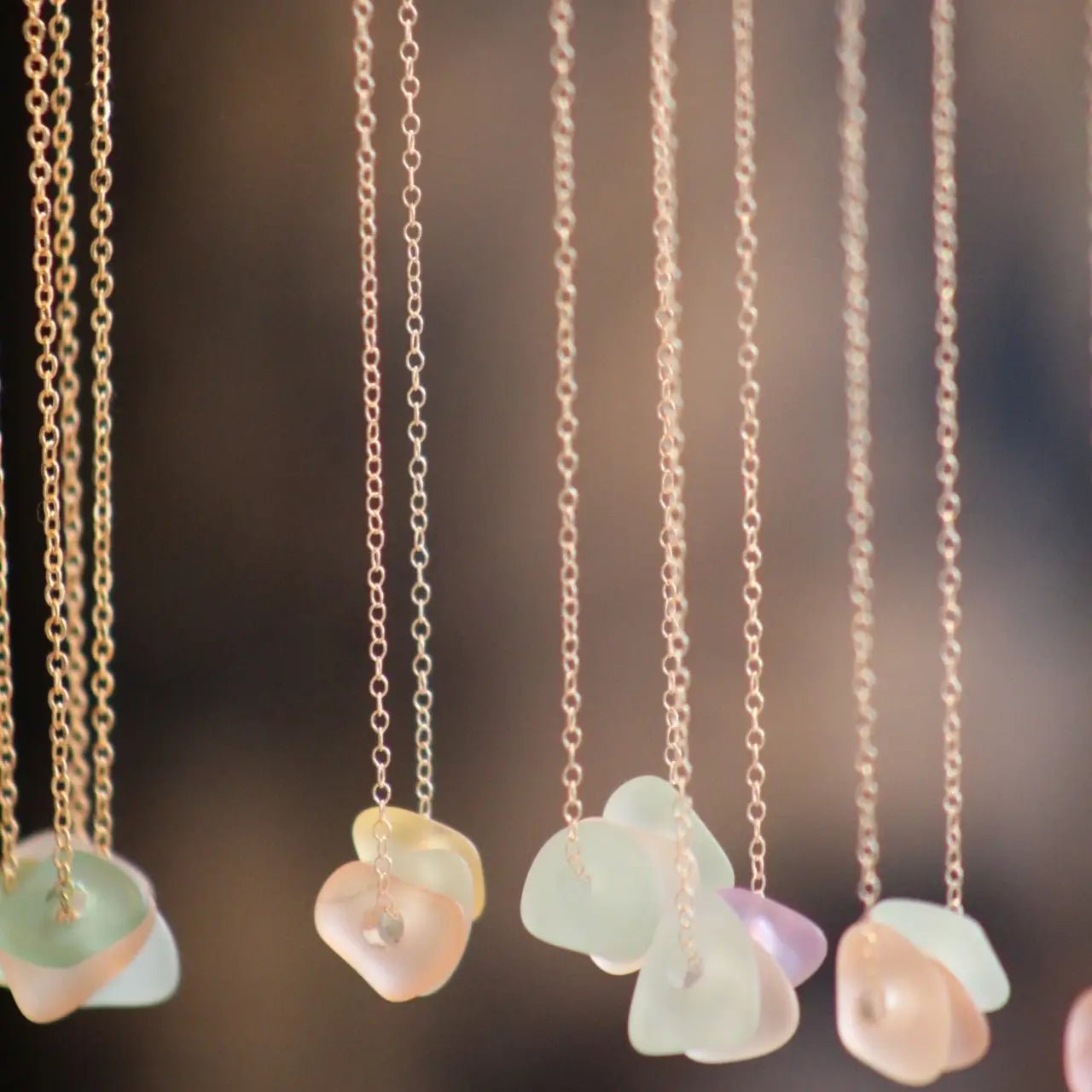 Floating Sea Glass Necklace - The Salty BabeJewelry