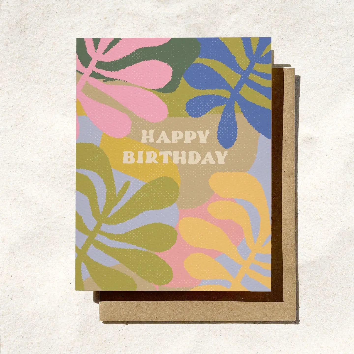 Floral Happy Birthday Greeting Card - The Salty BabeGift