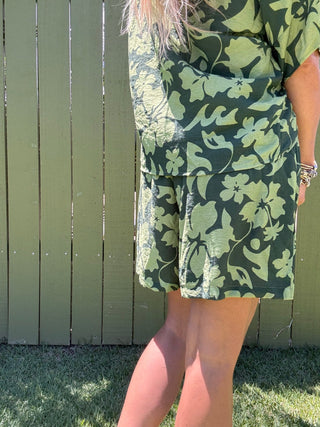 Floral Safari Koa Shorts - The Salty BabeShorts