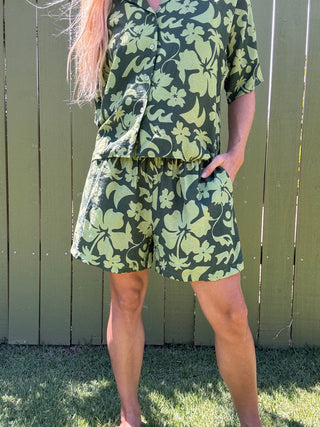 Floral Safari Koa Shorts - The Salty BabeShorts